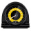 Car Music Rhythm Light Pointer Rhythm Light Wind Vent Decorative Light USB 5V Plug and  Yellow 1