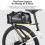 NEWBOLER Bolsa para Bicicleta Aeropack com Trava de Código para MTB e Bicicletas Gravel 7