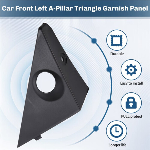 4518810123 Car Front Left A-Pillar Triangle Garnish Panel A-Pillar Triangle Trim for  Fortwo 451 1
