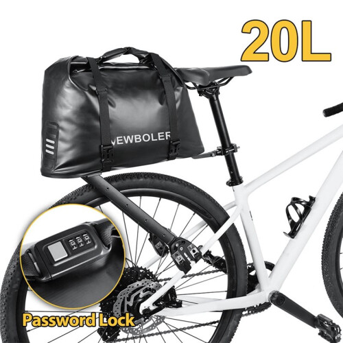 NEWBOLER Bolsa para Bicicleta Aeropack com Trava de Código para MTB e Bicicletas Gravel 2