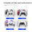 Kabellose Dual-Ladestation für PS5-Controller mit Zwei Steckplätzen 10