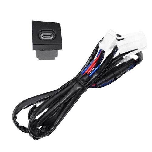 Car TYPE-C PD Fast Charger Socket Phone Charging Outlet Power Adapter for  Magotan B6 2007-2011