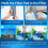 2pcs Aquarium Filter Media Sponge Pad, Multi-Layer Foam Filter Floss for Fish Tank Filters Accessories 7