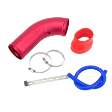 Car 76mm Air Filter Intake Pipe Air Intake System Turbo Pipe Turbo Induction Pipe Tube Car Accessories