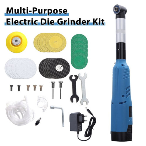 90 Degree Elbow Multifunction Electric Die Grinder Kit for Ceramic Tile Beautification DIY&Grinding Tool 1