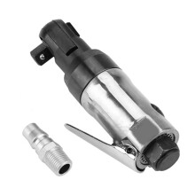 1/4" Pneumatic Air Wrench Square Drive Straight Shank Pneumatic Air Ratchet Wrench Professional Tool