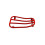 For  GTS300 GTV Motorcycle Pedal Luggage Rack Middle Storage Red 5