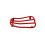 For  GTS300 GTV Motorcycle Pedal Luggage Rack Middle Storage Red 4