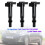 9671214580 3x Ignition Coil Pack for  C3 DS3  108 2008 208 3