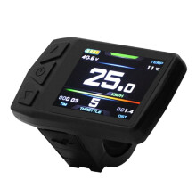 Ebike-Display voor KT TF01U 24V 36V 48V Intelligente Kleurrijke LCD-Meter Waterdichte Gezamenlijke Elektrische Fietsmeter