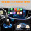 CP031-4 Adattatore per Auto Wireless Wi-Fi 6 2 In 1 Cablato per Carplay Wireless e per Android Auto per IOS 10+ per Android 11+ 7