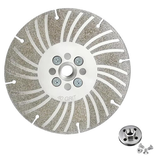 Disco de Esmerilhadeira Angular Indestrutível de 5 Polegadas, para Corte de Granito, Cerâmica e Metal.