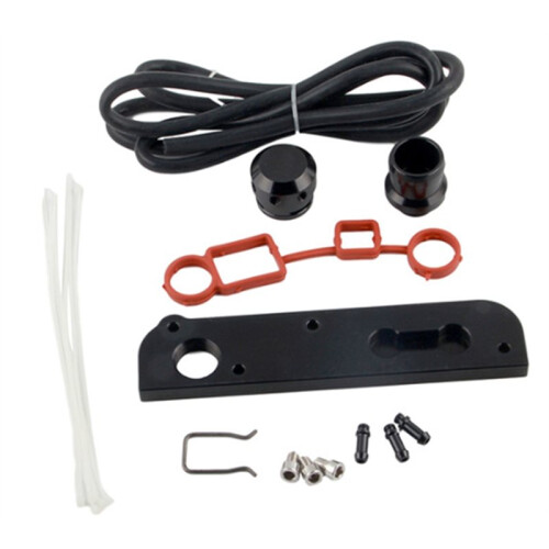 PCV Vacuum Adapter Delete Solution Kit W/ Boost Cap for   2.0 TFSI EA113 ENGINE Turbine Watch Torque Solution 2