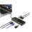 Mirabox Visual Docking Station 8-in-1 Type-C Network Port Docking Station with Console Custom Button TF/ Card Reader Gifts 6