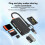 Type C USB 3.0 Card Reader SD TF CF MS U Disk Compact Flash Card Adapter for Laptop Multi Card Reader 8 in 1 Card Reader 3