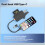 Type C USB 3.0 Card Reader SD TF CF MS U Disk Compact Flash Card Adapter for Laptop Multi Card Reader 8 in 1 Card Reader 7