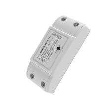 WiFi+433MHz-Schakelaar Smart Home Automation Relaismodule Draadloze Afstandsbediening Ondersteunt APP Spraakbesturing Wit
