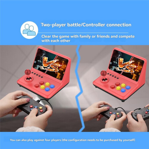 A12 9 Inch Joystick Arcade A7 Architecture Quad-Core CPU Simulator Video Game Console Game Children'S Gift 32G 1