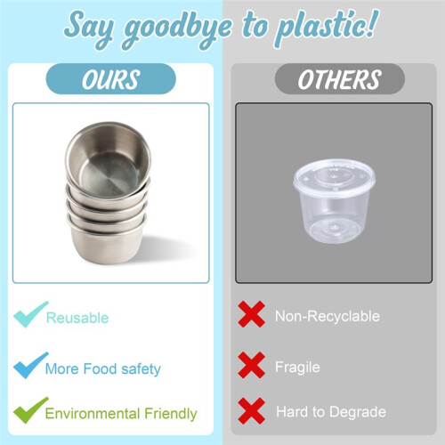 Salad Sauce Container Salad Sauce Container with Lid Small Leak-Proof Reusable Salad Dressing Container 2