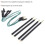 Probe Pens Frame Pins with Connect Cable Replacement for LED BDM Frame 4 Probes with Connect Cable ECU Read/Write Probes 5