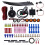Universal ATV UTV Turn Signal Horn Kit Handlebar Thumb  with LED Lights Flasher Relay Blinker Harness System 1