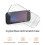 Transparent Crystal PC Hard Shell Case for  2 Anti-Slip Protective Cover Full Console Protection 5