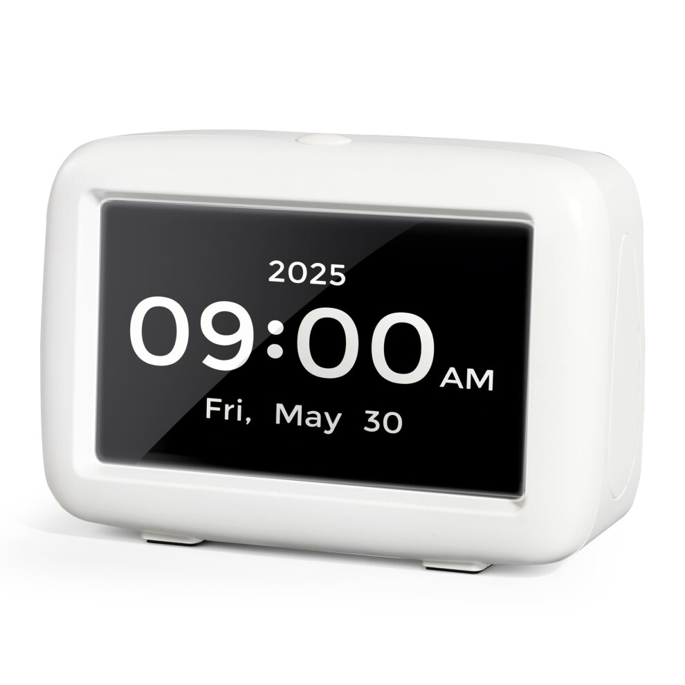 Talking Clock with Extra Loud Voice and Pill Reminder for Elderly, Dementia and Visually Impaired Seniors