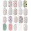 Cozy Crib Fitted Sheet, Comfortable Cotton, Various Shapes, Oval, Rectangular Style 7 3