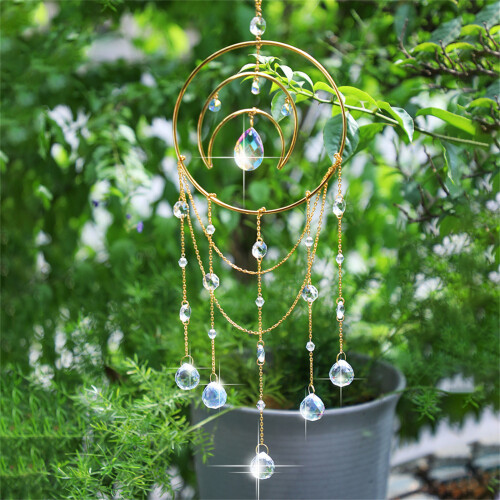 Elegant Crystal Ball Pendant Unique Wall Hangings-Type A 1