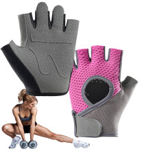 Gnrique Fitness Gloves for Strength Training, NonSlip with Gel Pads, Pink