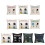 Retro Linen Cushion Cover Remote Control Phone Storage-1 2