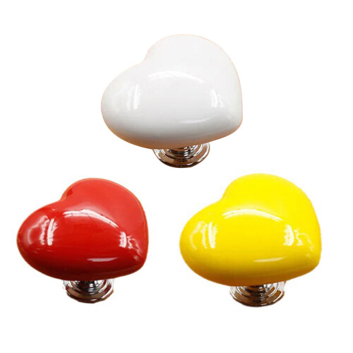 Valentine Day Toilet Press Button Water Press Flush-White 2pcs 2