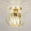 Διακοσμητικό ημι-εντοιχιζόμενο φωτιστικό οροφής, κρυστάλλινο φωτιστικό οροφής 1