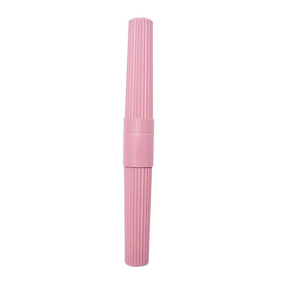 Eco Friendly Travel Toothbrush Holder Recyclable Plastic Container With Ventilation Slots Reusable Brush Storage For Camping School Gym (Single Unit)