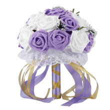 Buchet de mireasă orbitor, lucrat manual cu un design delicat pentru decorațiuni de nuntă și petrecere