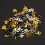 Διακόσμηση Σπιτιού Κομφετί με Γκλίτερ, Είδη Πάρτι Μεταλλικό Κομφετί με Λάμψη 2
