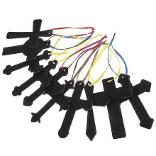 (As show, One size) 1 Set Of Easter Scratch Cross Ornament Easter Scratch Crafts Party Supplies