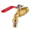 Hot Water Tap Brass Single Handle with Swivel Function for Kitchen 1