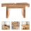 Durable Brown Wood Massage Stool Versatile Foot Bath Footrest Seat 11