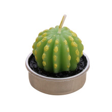 Cactus Tealight Candles Scented Smokeless Succulent Design for Home Decor and Wedding Party