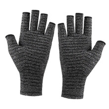 1 pair of quality fitness gloves for women, breathable nonslip palm for training, halffinger design for grip and freedom of movement.