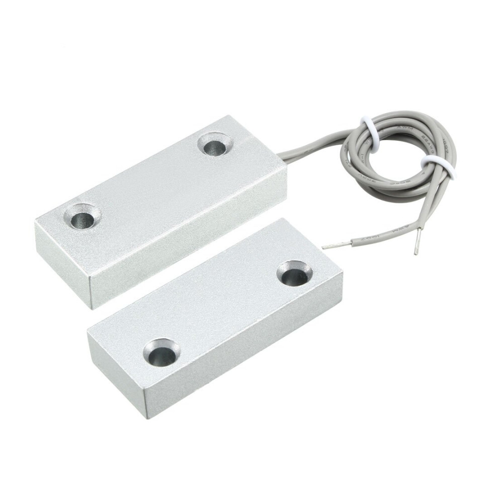Magnetic Door Contact Sensor Nc Reed Switch For Garage Gate Security, Zinc Alloy, 40Mm Gap 9119770591845