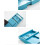 Retractable Bathtub Tray with Adjustable Shower Caddy for Bathroom Storage Shelf Rack Blue 5