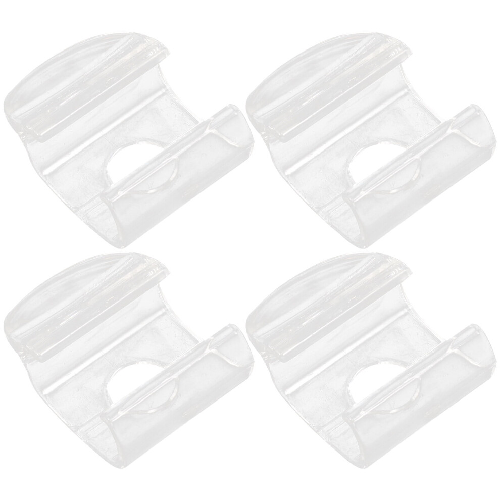 Valance Fixing Clips For Cordless Blind Handles, Roller Shade Hardware Transparent Handle Pull Lifting Clamp For Roller Shades Window Blinds, Rolling 9454554862538