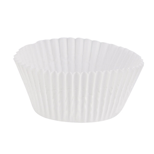 Φύλλα για cupcakes, τυπικού μεγέθους, κύπελλα ψησίματος, λευκά, κατάλληλα για φούρνο 1
