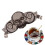 Moustache Drinking Protector  Stainless Steel Moustache Guard  SkullDesign Cup Protector 1
