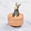 Manual Wind Up Wooden Music Box with Rotating-Spin kitten 7