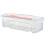 Microwave Pasta Cooker with Strainer 1.3 L with Lid  Fork 1