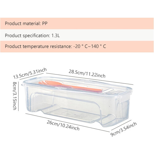 Microwave Pasta Cooker with Strainer 1.3 L with Lid  Fork 1