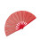 Large Raves Folding Hand Fan Clacks Handheld Fan for-Red 1